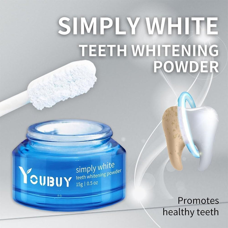 Youbuy Teeth Whitening Powder 15g - TUZZUT Qatar Online Shopping