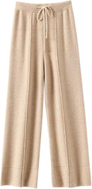 Women's Winter Cashmere Wide Leg Pants 59457 - TUZZUT Qatar Online Shopping