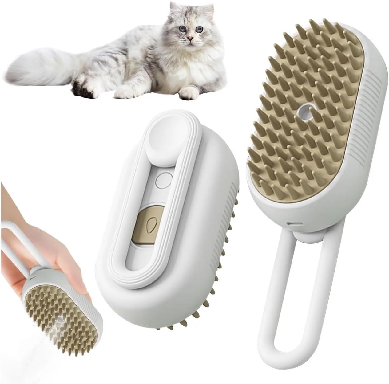 Smart Electric Steam Brush for Dogs and Cats Smart Electric Steam Brush for Dogs and Cats