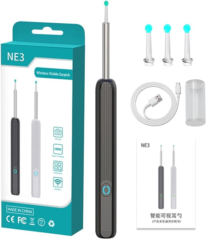 NE3 Wireless Smart Visual Ear Cleaner with Camera & LED light NE3 Wireless Smart Visual Ear Cleaner with Camera & LED light