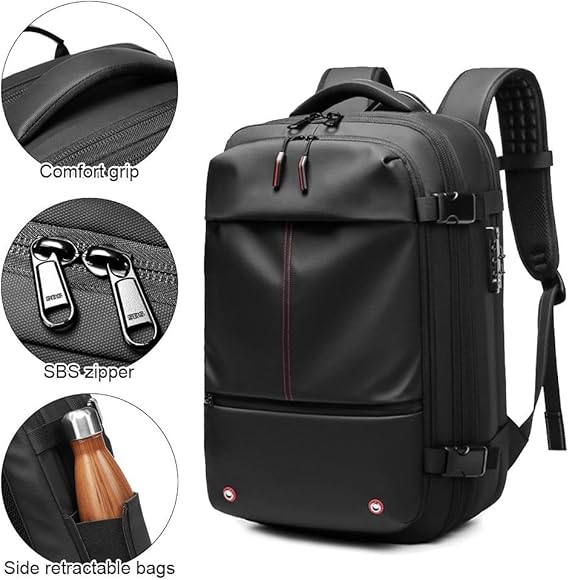 60L Expandable Travel Vacuum Backpack S45218 - TUZZUT Qatar Online Shopping