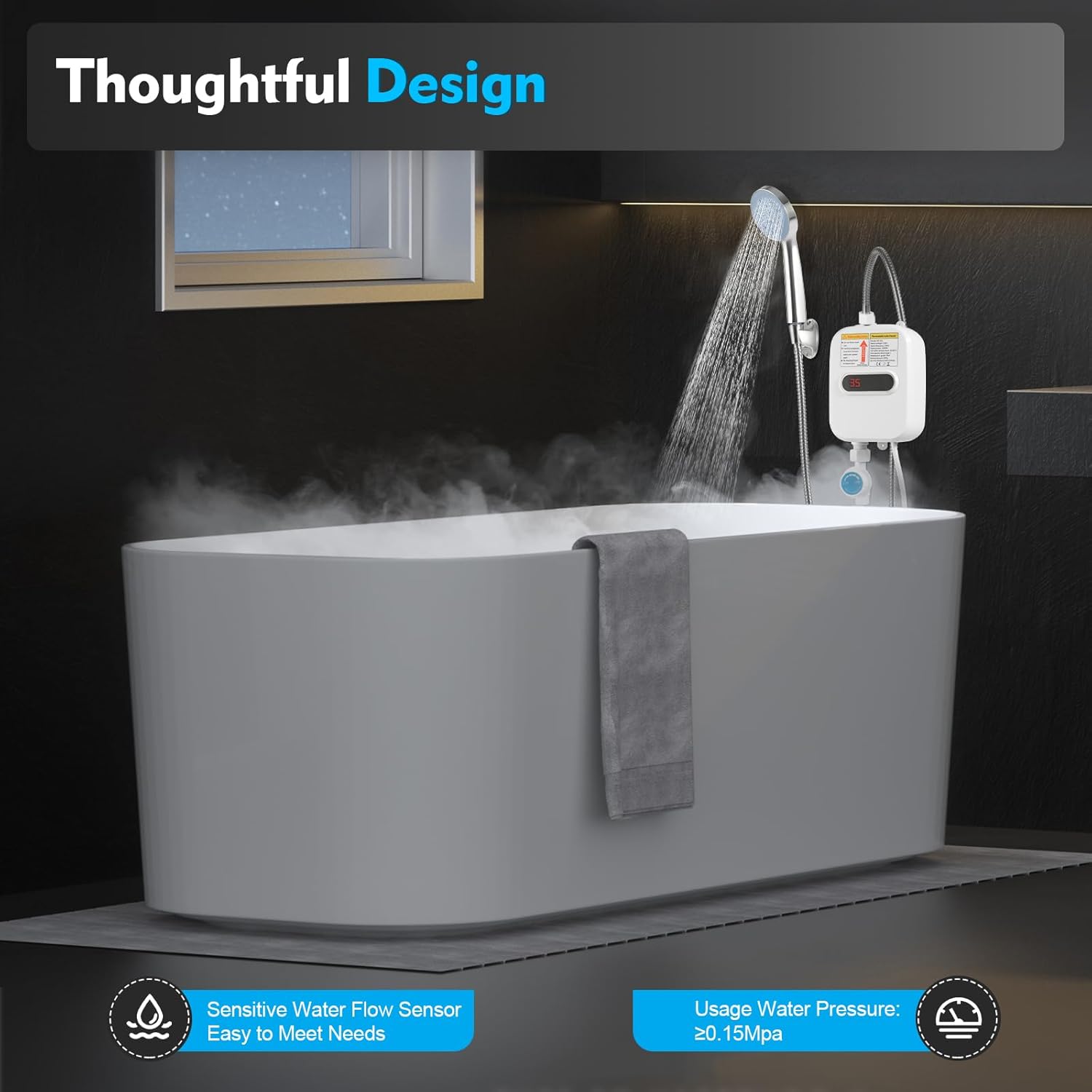 Instant Water Heater Shower 3500W RX-021 Instant Water Heater Shower 3500W RX-021