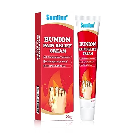 Sumifun Bunion Pain Relief Cream, 4 Counts Bunion Pain Cream for Bunion Relief & Toe Swelling - Pain Relief Foot Cream for Back, Neck, Knee, Hand, Wrist, Shoulder, Feet - Tuzzut.com Qatar Onl