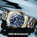 Mens Chronograph Stainless Steel Quartz Watch W7610 - TUZZUT Qatar Online Shopping