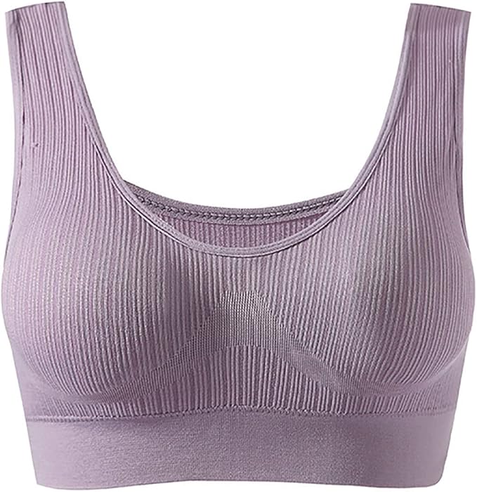 Women's Plus Bra Wrap No Rim Push Up Tube Top Yoga Fitness Sports S-5113258 - TUZZUT Qatar Online Shopping