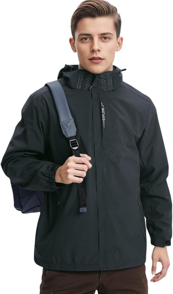 Men's Windproof Waterproof Jacket EXP1086 - TUZZUT Qatar Online Shopping