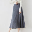 Women's Wool Woolen Half Length Swing Skirt - TUZZUT Qatar Online Shopping