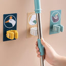 Wall Mounted Broom Clip Mop Grippers 2pcs 1557600 - TUZZUT Qatar Online Shopping