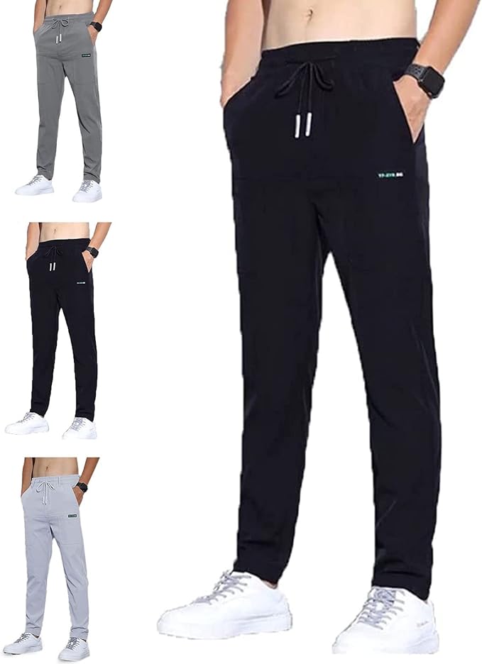 Men's Casual Loose Straight Textured Pants A0070 Men's Casual Loose Straight Textured Pants A0070