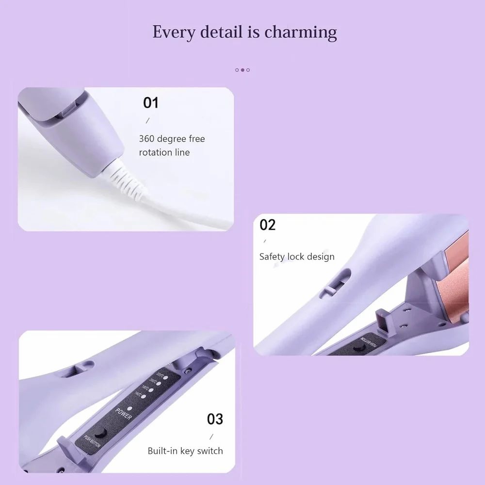 French Egg Roll Hairstyle iron V-shaped Hair Curler LR-188 French Egg Roll Hairstyle iron V-shaped Hair Curler LR-188