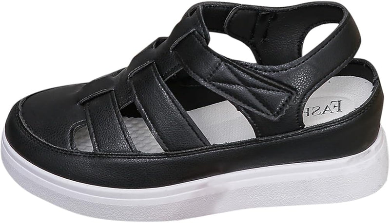 Hook And Loop Closed-Toe Sandals 6011 - TUZZUT Qatar Online Shopping