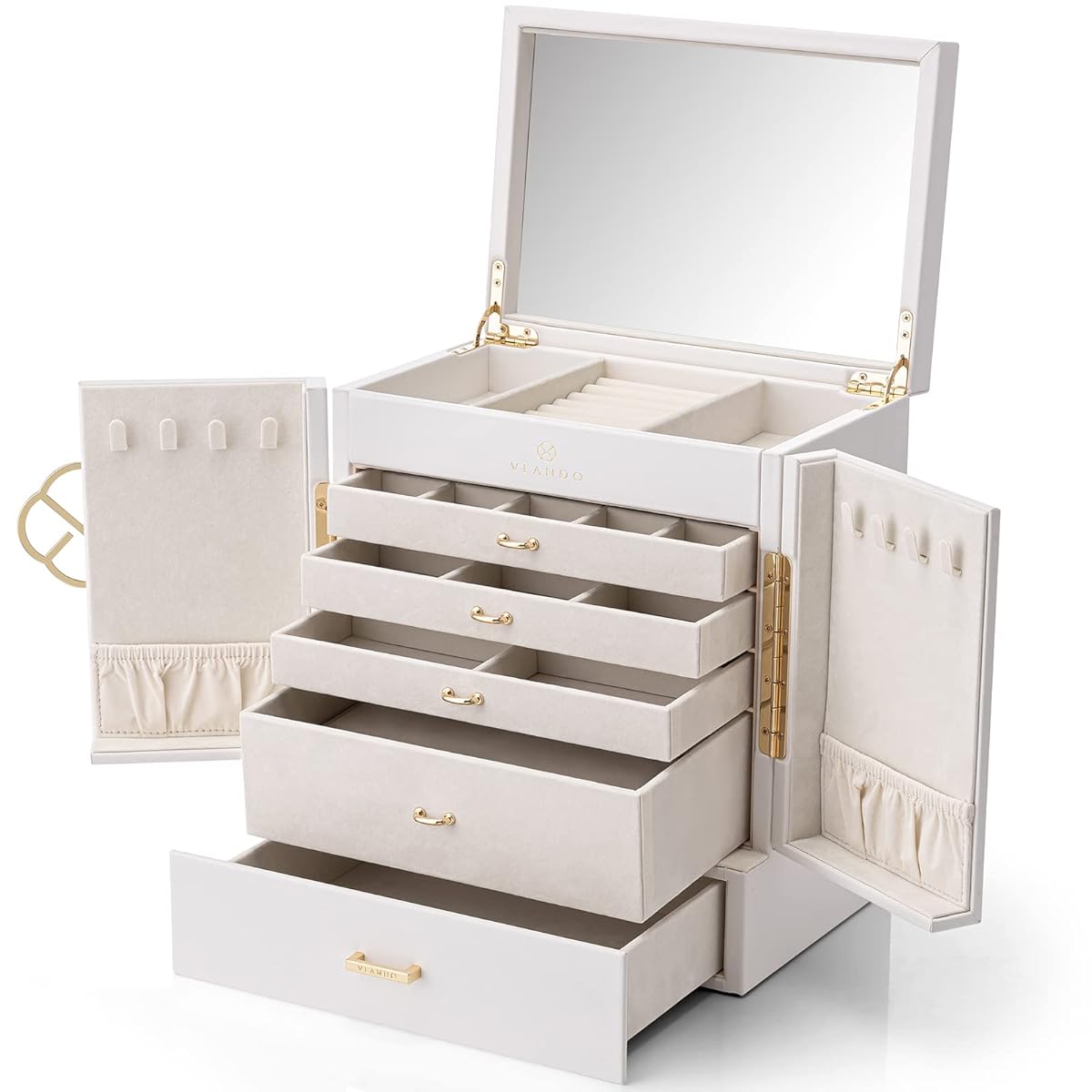 Exquisite Multi-Functional Cabinet Multi Drawer Jewelry Storage Box Exquisite Multi-Functional Cabinet Multi Drawer Jewelry Storage Box