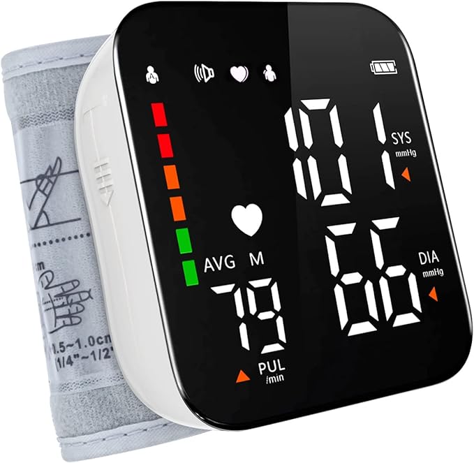 Wrist Blood Pressure Monitor Automatic Talking Wrist Blood Pressure Cuff CK-W118