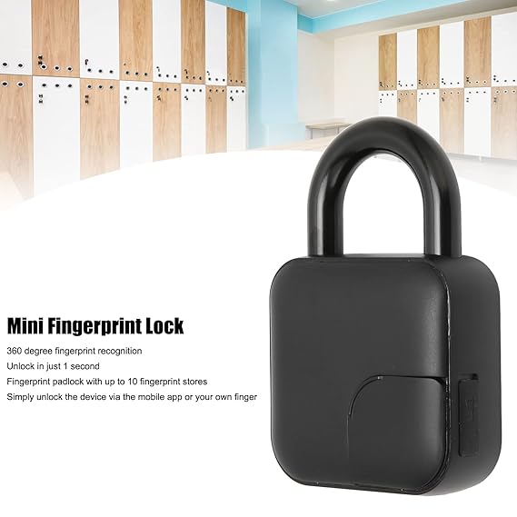 Bluetooth Fingerprint Padlock Square S4472418 Bluetooth Fingerprint Padlock Square S4472418