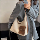 Plaid Striped Woolden Cloth Shoulder Handbags for Women S5060375 - TUZZUT Qatar Online Shopping