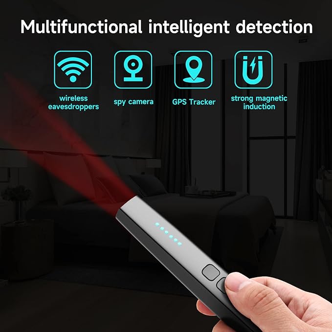 Hidden Camera Detector -Anti Spy / Bug / Listening Device / GPS Tracker / Detectors - Tuzzut.com Qatar Online Shopping