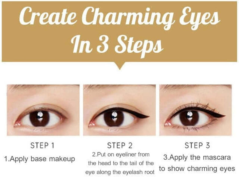 AOXO Long Wear Waterproof Ultra-slim Eyeliner Pencil Eyeliner Gel Pencil - TUZZUT Qatar Online Shopping