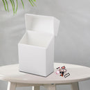 Small Storage Box with Flip Top Lid Office Home School Pantry Desk Organizer - TUZZUT Qatar Online Shopping