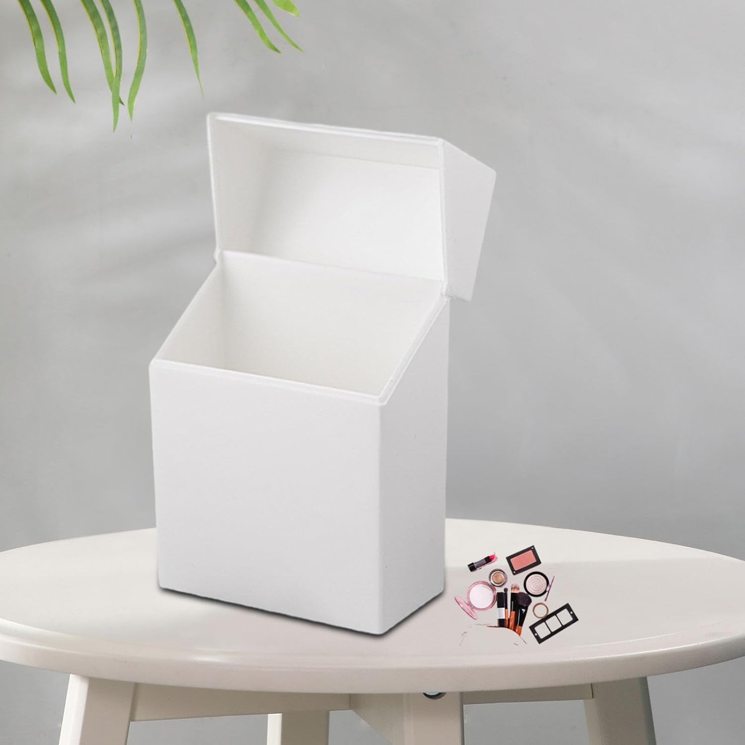 Small Storage Box with Flip Top Lid Office Home School Pantry Desk Organizer Small Storage Box with Flip Top Lid Office Home School Pantry Desk Organizer