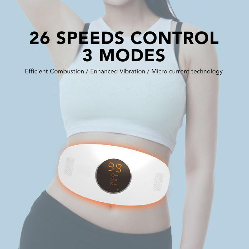 Electric Slimming Belt,26 Gears Adjustable Fat Burning Vibration Massager Machine for Belly Legs,Weight Loss