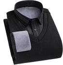 Mens Trunk Neck Sweaters Quarter Button Sweater Fake 2 Pieces Knitwear Fall Winter Pullover Tops  74239 - TUZZUT Qatar Online Shopping