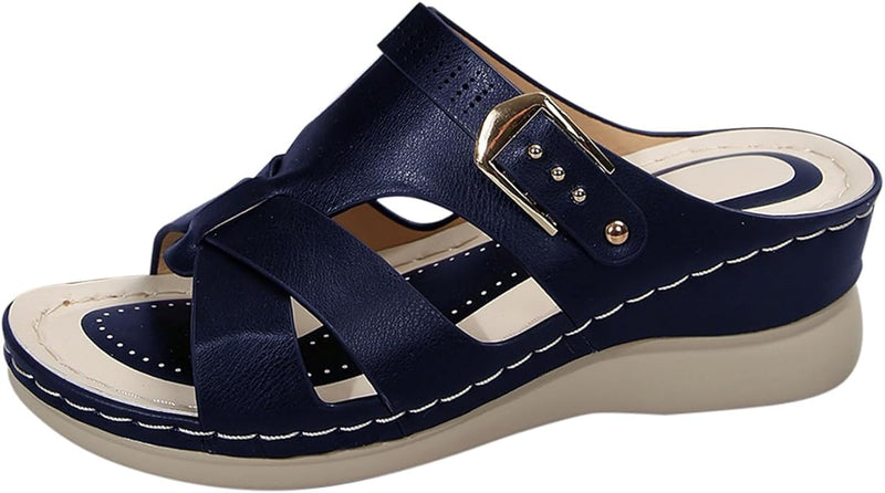 Women's Fashion Wedge Sandals 61536 - TUZZUT Qatar Online Shopping