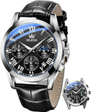 Olevs Ineluct Leather Watch S4699235