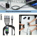 3 In 1 Super Fast Charging Usb Cable (Lightning- Type C- Micro) S224 - TUZZUT Qatar Online Shopping