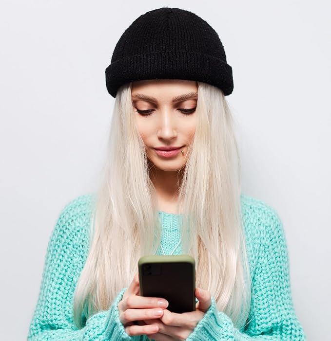 Classic Warm Winter Beanie Hats  352210 - TUZZUT Qatar Online Shopping