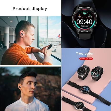 2 in 1 Smart Watch with Earbuds Smartwatch TWS