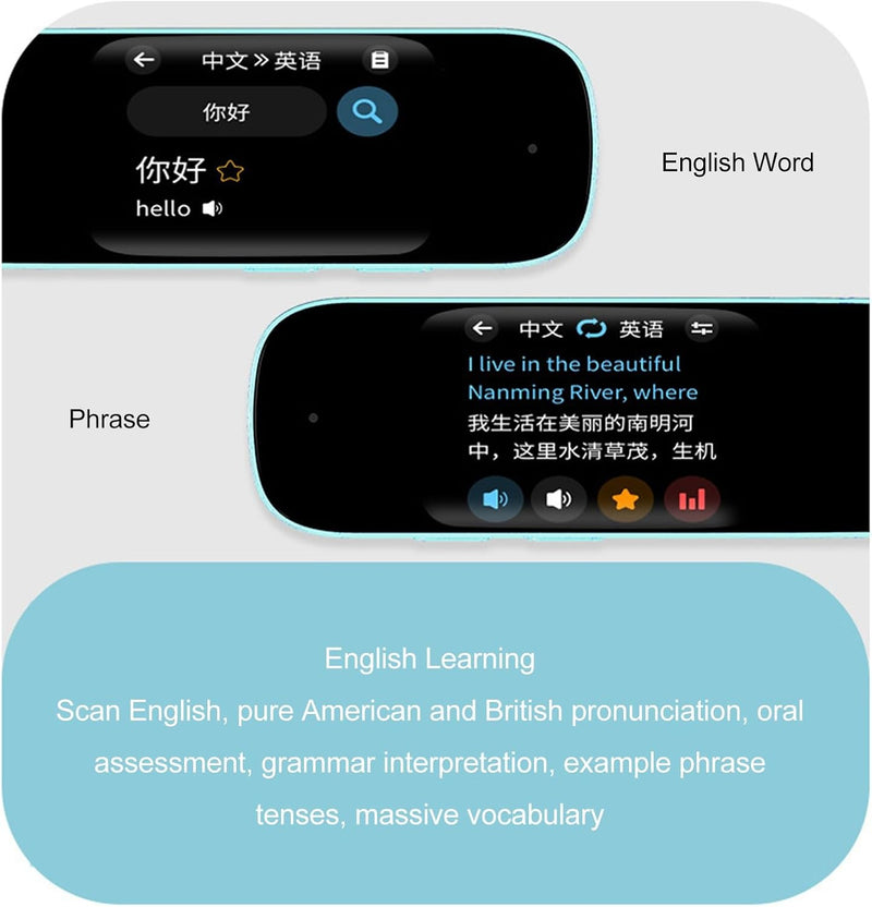 Translation Scanning Pen with HD Touch Screen 5V-1A - TUZZUT Qatar Online Shopping