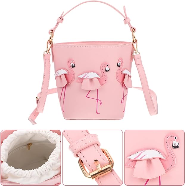 Women's Handbag Portable Tote for Small Pink Bucket Shoulder S16595 Women's Handbag Portable Tote for Small Pink Bucket Shoulder S16595
