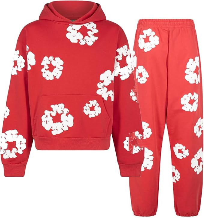 Denim Tears Tracksuit Red B-8476