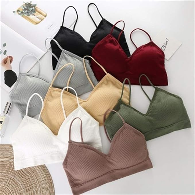 6 Pcs Women's Seamless Lingerie Push Up Crop Tube Top Bra - D3012 6 Pcs Women's Seamless Lingerie Push Up Crop Tube Top Bra - D3012