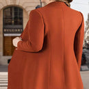 Autumn Winter Mid-length Woolen Coat 71888 - TUZZUT Qatar Online Shopping