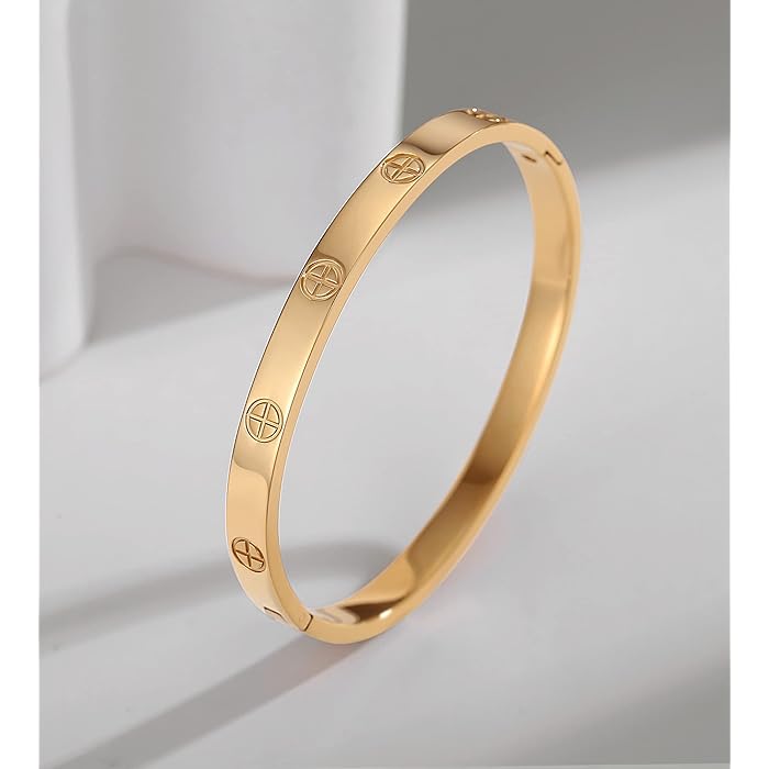 Affection Bracelet Yellow Gold DN2095 - TUZZUT Qatar Online Shopping