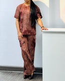 Trendy Women Summur 2pc Crop Co-ord Set TZ905 - TUZZUT Qatar Online Shopping