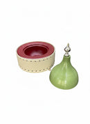 Mini Elegant Cloche Dome for Ramadan Eid Decorative for Dates, Snacks & More -DGH-17S - TUZZUT Qatar Online Shopping