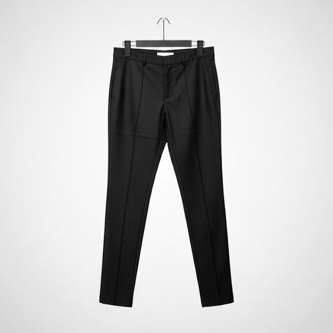 Women's Formal Stretch Solid Straight Slim Trouser 547832