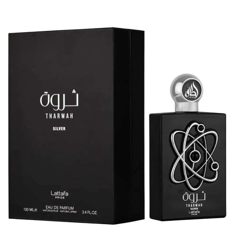 Tharwah Silver EDP Perfume 100ml (3.4 Oz) By Lattafa Pride