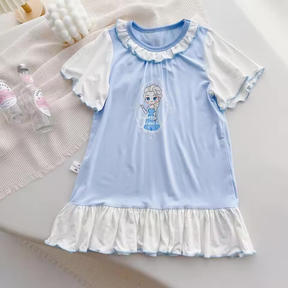 Summer Children's Clothing Girls Princess Nightgown 1629024 Summer Children's Clothing Girls Princess Nightgown 1629024