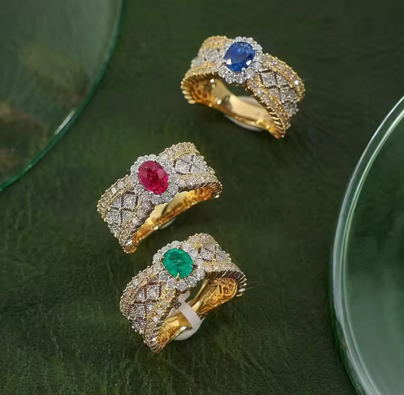 Retro Lace Design Zircon Geometric Adjustable Ring S5059366 Retro Lace Design Zircon Geometric Adjustable Ring S5059366