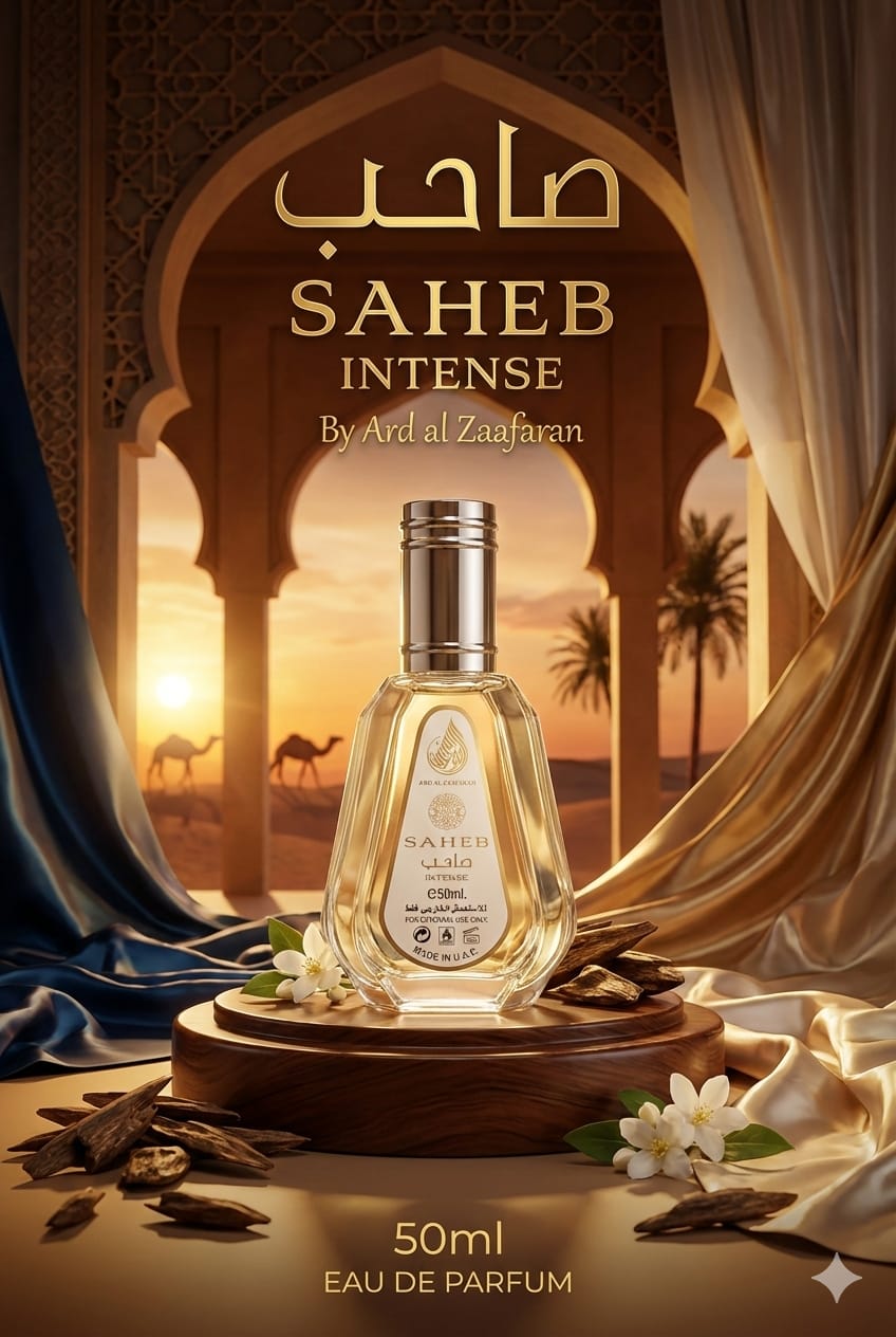 SAHEB INTENSE – 50ml By Ard Al Zaafaran SAHEB INTENSE – 50ml By Ard Al Zaafaran