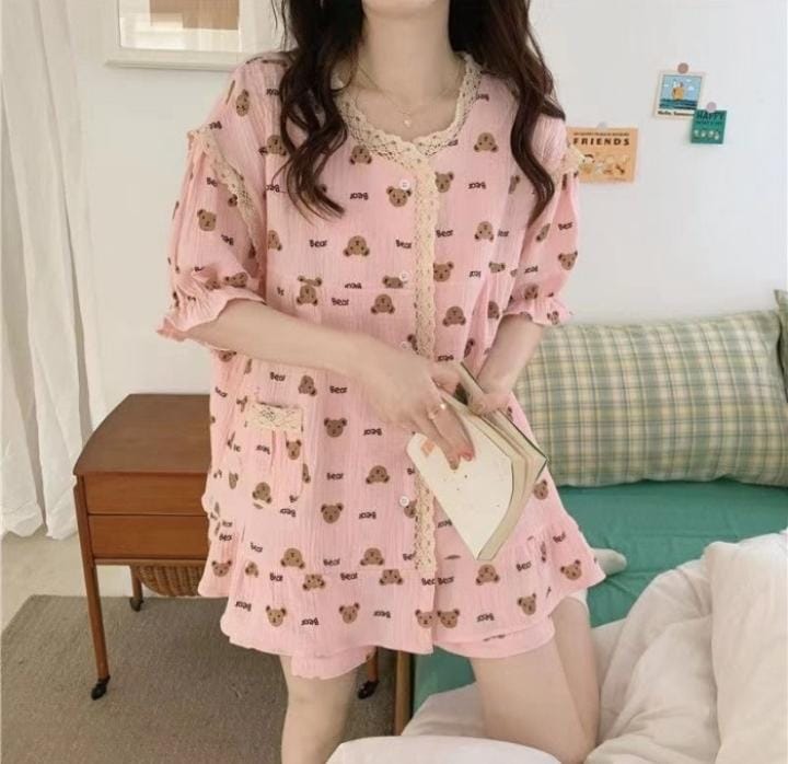 Princess Short Sleeve round Neck Loose Sleepwear 522428 Princess Short Sleeve round Neck Loose Sleepwear 522428