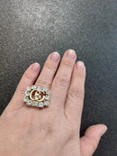 Luxury Stylish Shiny Ring DN2088 - TUZZUT Qatar Online Shopping