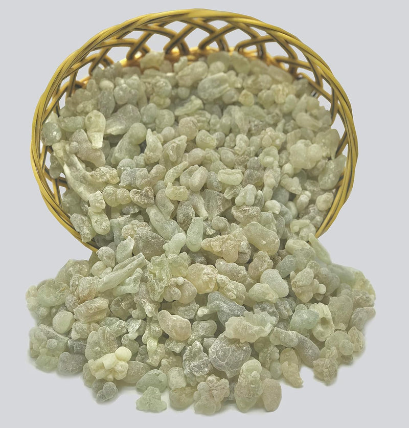 Oman Luban Green Frankincense Hojari - 500g - TUZZUT Qatar Online Shopping