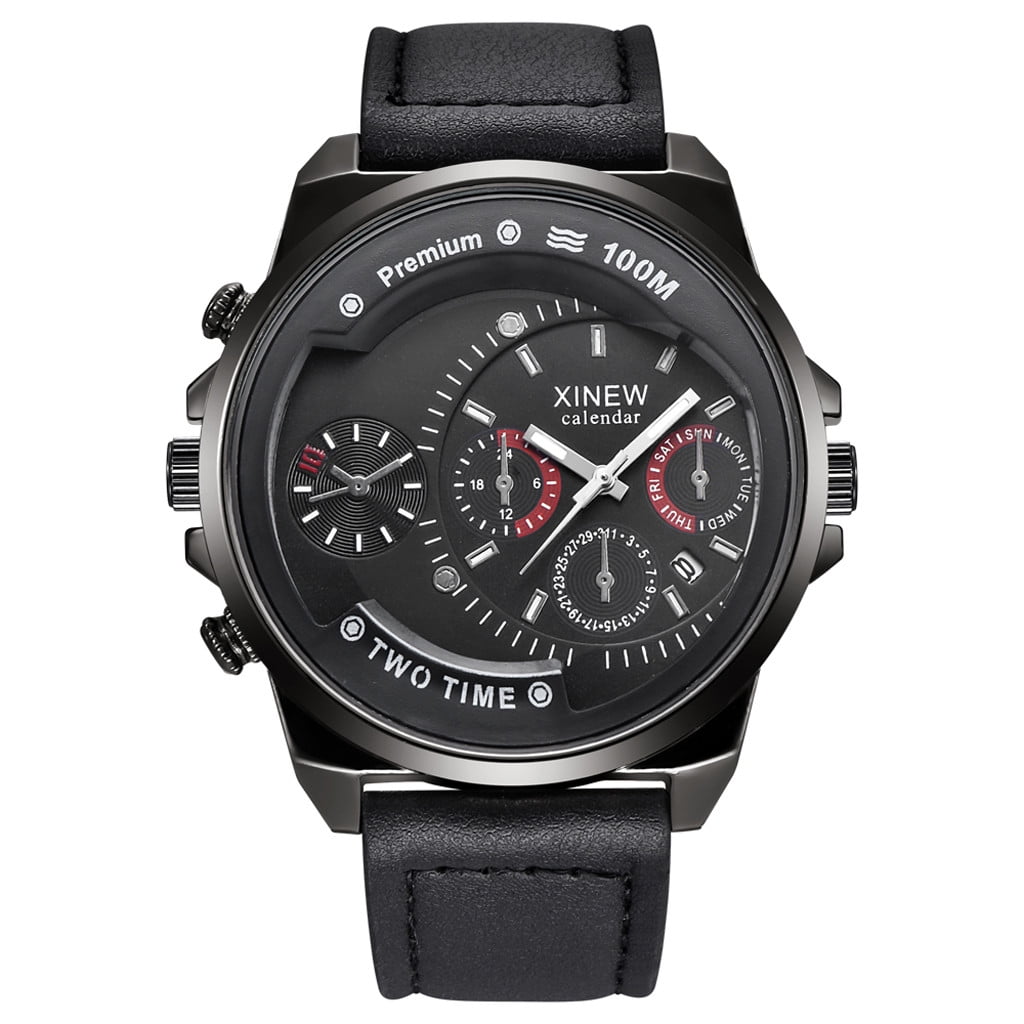 Luxury Black Mens Watch W4376 Luxury Black Mens Watch W4376