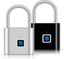 Keyless Smart Fingerprint Padlock - Rechargeable (Black) - TUZZUT Qatar Online Shopping