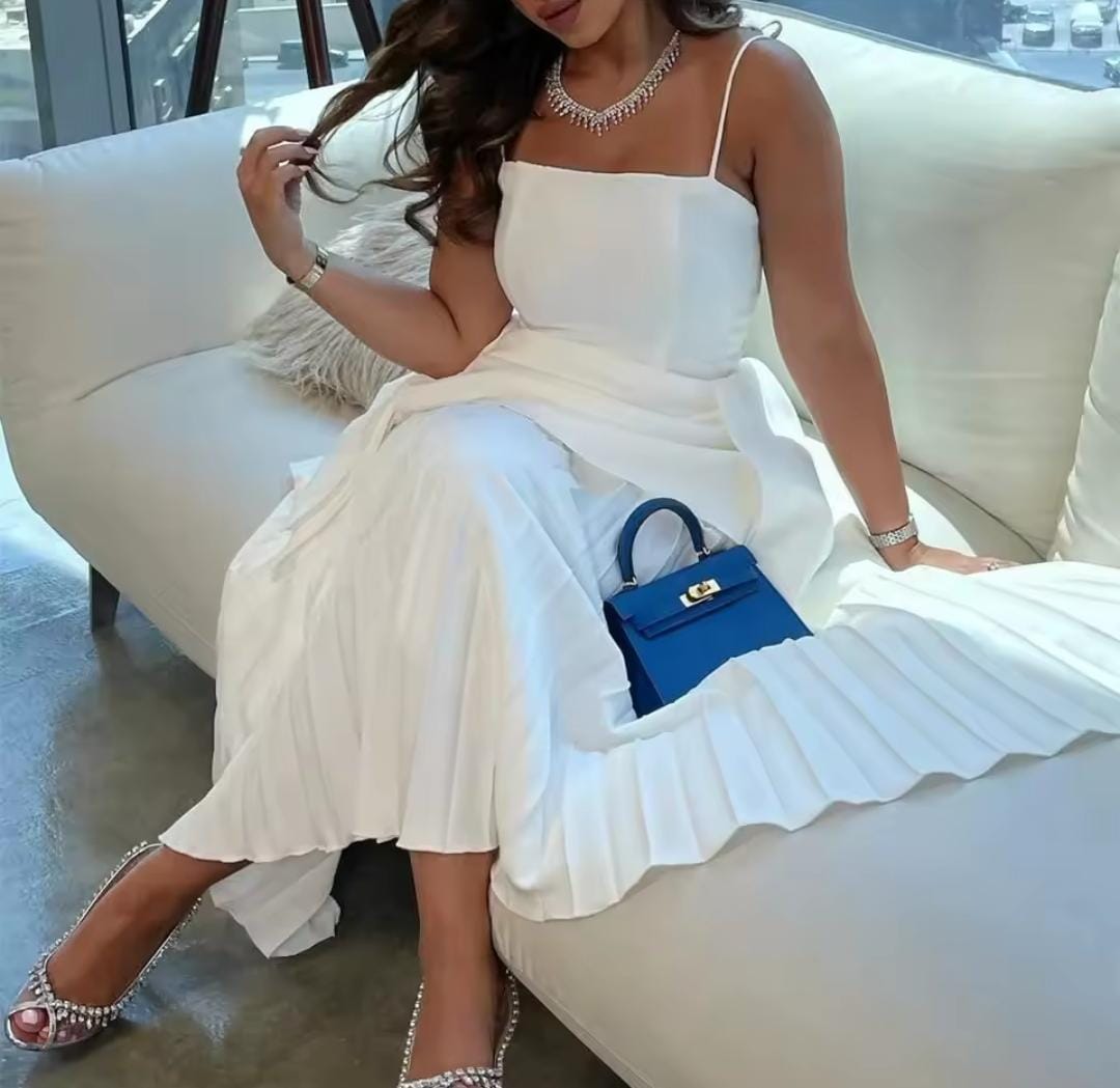 Women's Simple White A Line Evening Gown Party Dress S5119325 Women's Simple White A Line Evening Gown Party Dress S5119325