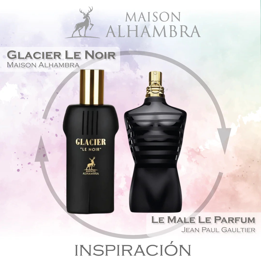 Glacier Le Noir EDP For Men 100ML by Maison Alhambra Glacier Le Noir EDP For Men 100ML by Maison Alhambra